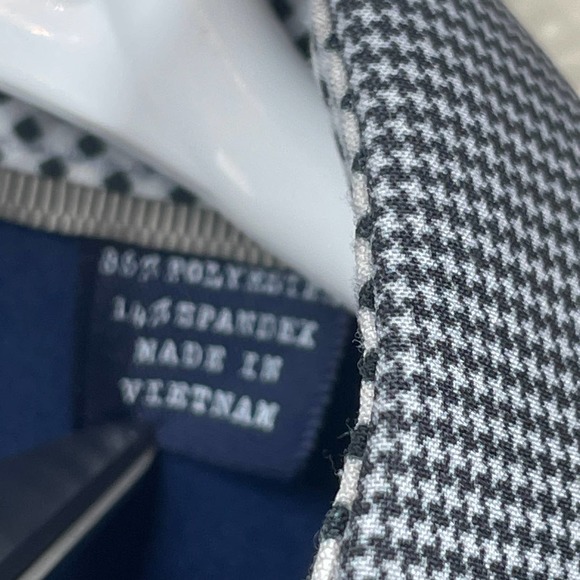 Con.struct Black White Slim Fit QuickDry No Iron Wrinkle Moisture Wick Shirt 2XL - Picture 4 of 6